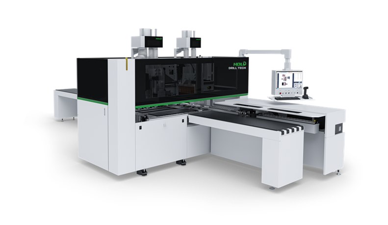 Сверлильно-присадочный станок с ЧПУ (с 6 сторон) мод. HB62JS  -  Hold, Китай